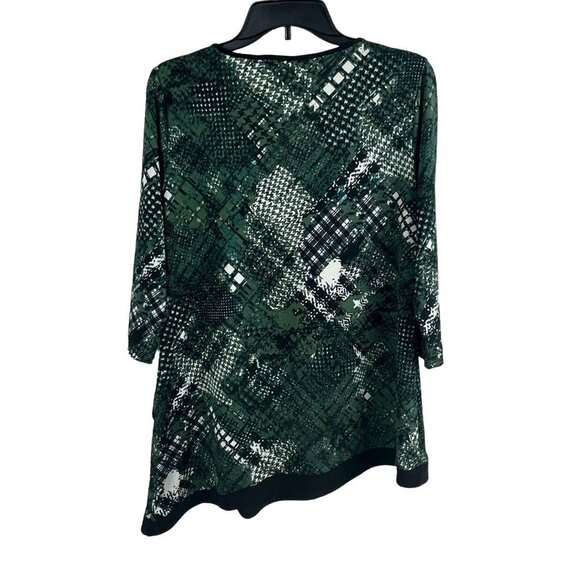 Valerie Steven Women Crew Neck Pullover 3/4 Sleeve Blouses Top Size S - Picture 2 of 6